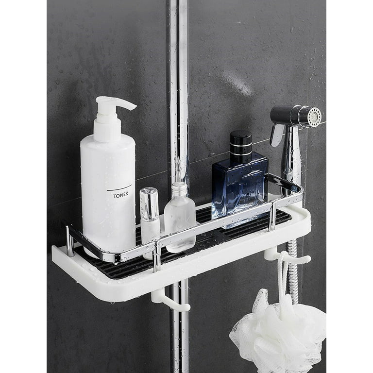 acrylic shower caddy shelf organizer for