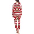 thumbnail image 3 of Suhoaziia Pajama Pants for Women Comfy Sleep Set Stretchy Lounge Wear Durable Fall Clothing Size 4XL,Christmas Tree Print Graphic Leisure Time Soft Novelty Suit, 3 of 5