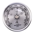 thumbnail image 1 of for Home Pressure Gauge Weather Station Metal Wall Hanging Barometer Atmospheric Multifunction Thermometer Hygrometer Portable,1 * Barometer,silver white, 1 of 8