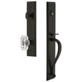 thumbnail image 5 of Grandeur Carr  F Grip Single Cylinder Handleset with Baguette Crystal Interior Knob, 5 of 5