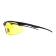 thumbnail image 3 of Mens ANSI Z87.1 Wrap Half Rim Safety Bifocal Reading Glasses Sunglasses [Yellow Lens, +1.5], 3 of 4
