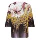 thumbnail image 3 of Fiudx Ofertas Flash Del Día Solo En Línea Camiseta Holgada Informal de Manga Media Estampada a La Moda para Mujer con Cuello En V, 3 of 4