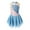 Grey Blue, variant on YiZYiF Figure Ice Skating Dress for Girls Ballet Gymnastics Leotard Floral Rhinestone Competition Dance Outfit Grey Blue 6