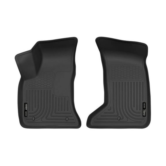 Husky Liners 55391 X-Act Contour Front Floor Liners Fits 2011-2023 Chrysler 300 & Dodge Charger AWD 2 Pc Black