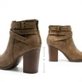 thumbnail image 2 of BURUDANI Women's Fashion Chunky Heel Ankle Boots Work Ankle Booties, 2 of 6