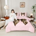thumbnail image 4 of Castle Fairy 2-Piece Twin Size Comforter Set, Bow and Cheetah Animal Print, 4 of 8
