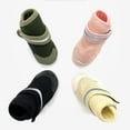 thumbnail image 4 of CSChome Pet Shoes 4Pcs Pet Shoes Fastener Closure Knitted Washable Slip Soft Texture Feet Protection Waterproof Dog Shoes Dog Accessories, 4 of 7