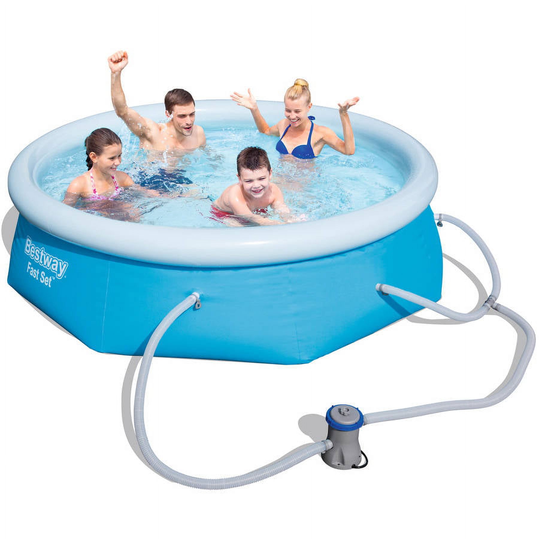 Bestway Fast Set 8' x 26" Swimming Pool Set with Filter Pump - image 4 of 5