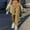 Beige, variant on DPTALR George Women's High Waisted Wide Leg Cargo Pants,Y2k Streetwear Casual Trousers,Army Green,Size S