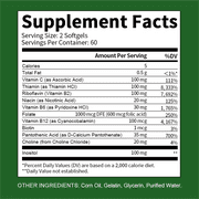 (2 Pack) Beworths Super B Complex Vitamin - Whole Food Supplement B1, B2, B3, B5, B6, B7, B9, B12 - Support for Energy and Immune Support - 240 Capsules Total