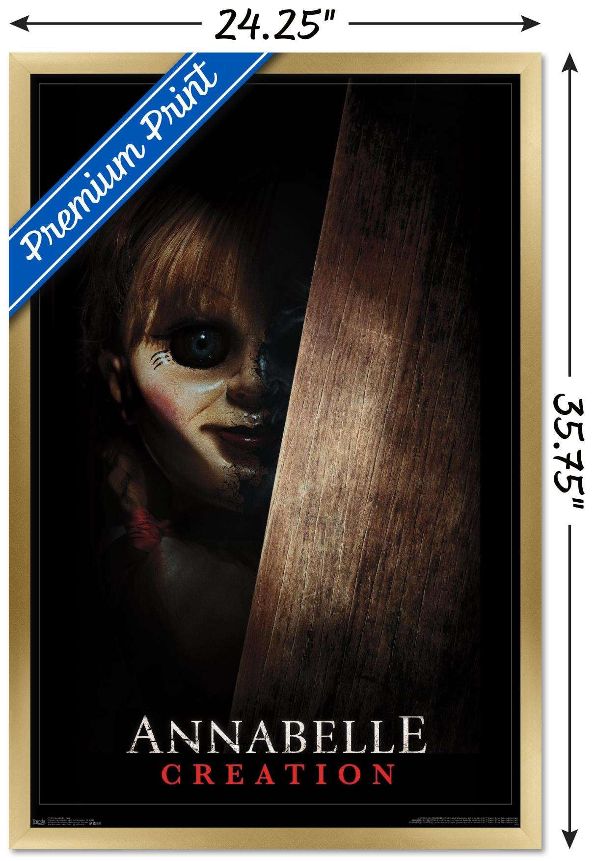 Annabelle - Peek Wall Poster, 22.375" x 34", Framed