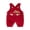 Red, variant on RUINIXCW Baby Christmas Corduroy Overalls Tree Car Embroidered Sleeveless Jumpsuit