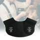 thumbnail image 5 of Cuello de Almohadilla antideslizante Impermeable Peluquería Afeitado Cuello Guía cabello Negro A shamjiam capa de barbero, 5 of 8