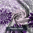 thumbnail image 3 of Dahlia Shower Curtain Purple Flower Shower Curtain for Bathroom Waterproof Polyester Fabric Shower Curtain Abstract Pattern Bathroom Decor with 12 Hooks 72 x 72 Inch, 3 of 6