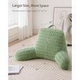 thumbnail image 2 of Reading Pillow Backrest Pillow with Shded Memory Foam for Adult & Children Designed for Bed and Couch Sitting Up Includes Arms Pockets and Washable Cover Off, 2 of 8