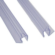 AFQH 2-Pack Shower Door Bottom Seal Sweep Water Barrier Stop Shower Leaks for Frameless Glass Rail