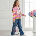 thumbnail image 5 of chaqlin Axolotl Sweatshirts for Girls 6-7 Trendy Y2K Zip up Hoodies Ice Cream Long Sleeve Hoodie Jacket Kids Pullover Top with Pockets, 5 of 7