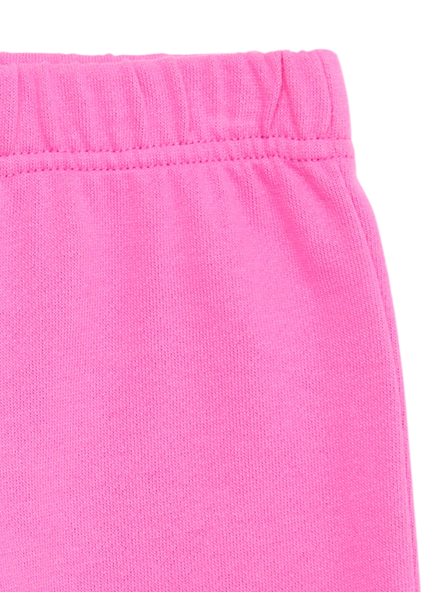 Time and Tru Toddler Girls Wide Leg Sweatpants, Sizes 12M-5T