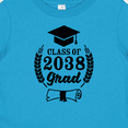 thumbnail image 4 of Inktastic Class of 2038 Grad with Diploma and Graduation Cap Boys or Girls Baby T-Shirt, 4 of 5