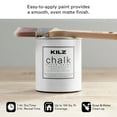 thumbnail image 5 of KILZ Chalk Style Paint, Interior, Ultra Flat, Cameo Coral, 1 Quart, 5 of 6