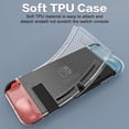 thumbnail image 3 of Clear TPU Dockable Protective Case for Nintendo Switch with Shockproof Design, Compatible with TV Dock Station, 3 of 5
