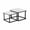 White, variant on Space-Saving Nesting Coffee Table Set of 2 – Square Modern Stacking Tables – Versatile MDF End Tables for Living Room, Bedroom, or Balcony – Mid Century Style – White