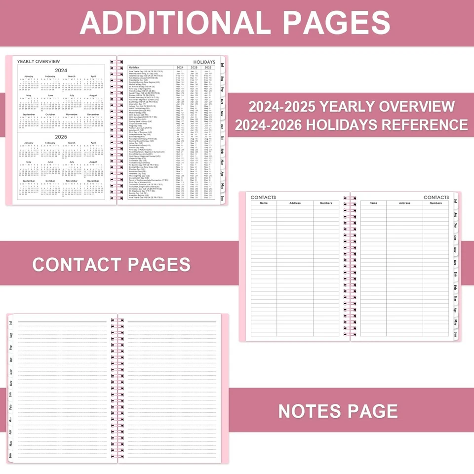 2024-2025 Planner - July 2024 - June 2025, Academic Planner 2024-2025, Weekly...