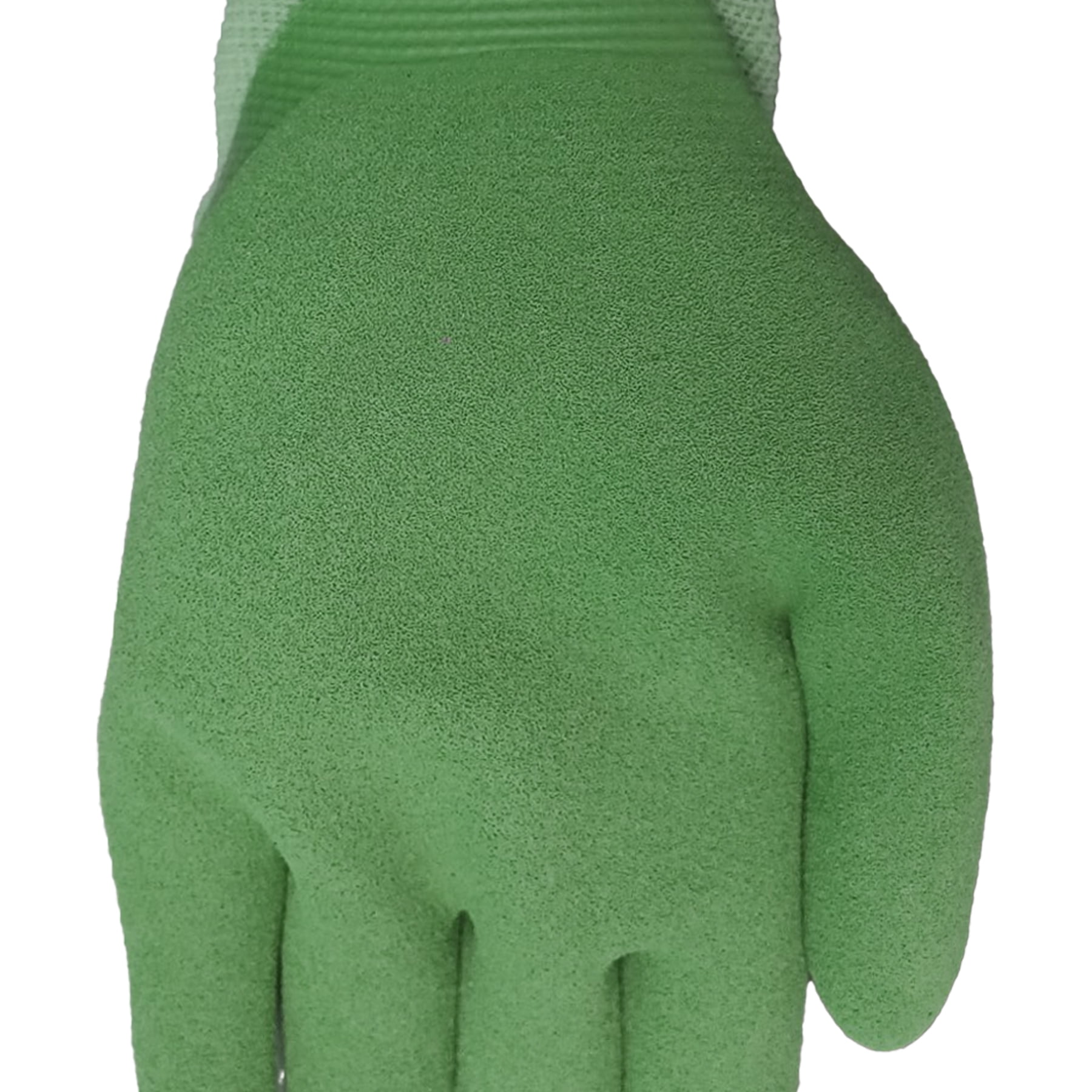 Expert Gardener Ladies Double Dipped Latex Glove, Small, Green