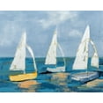 thumbnail image 2 of Munger, Pamela 14x12 Black Ornate Wood Framed with Double Matting Museum Art Print Titled - Sail Away, 2 of 4