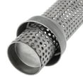 thumbnail image 6 of 51mm Universal Motorbike Exhaust Silencer Exhaust Insert Muffler Pipe Baffle Silver Tone, 6 of 6
