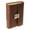 brown-A6, variant on Vintage Leather Notebook Journey Notepad Password Lock Not Bleeding Paper for Writing Doodling Drawing Scrapbook