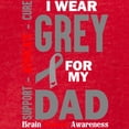 thumbnail image 3 of CafePress - I Wear Grey For My Dad (Brain Cancer Awareness) T - Womens Football Shirt, 3 of 4