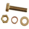 thumbnail image 2 of 10pcs Brass Outer Hexagonal Bolt Cushion Plate Elastic Cushion Combination Set (M6*30mm), 2 of 4
