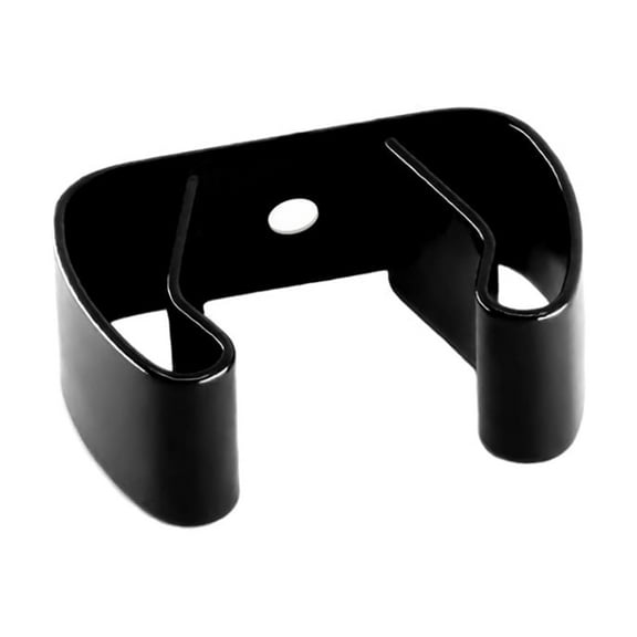 Spring Clip, Grip Clip, Holds 1" - 1 3/8" Inch Diameter with Screws, Broom, Pipe, Tool Holder, Truck, Garden, Weather Resistant, Gibson Gripper Clips, 225-FXL, Made in USA, Black