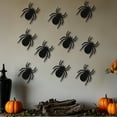 thumbnail image 5 of nvzhuang 10Pcs Halloween Wall Stickers Creative Removable Spiders/Bats Wall Decals for Home Office Party Decor, 5 of 8