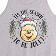 thumbnail image 2 of Disney Winnie The Pooh - Tis The Season To Be Jolly Christmas - Men's Jersey Tank Top, 2 of 4
