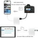 thumbnail image 2 of SD Card Reader for iPhone iPad, 3in1 USB C OTG Adapter Memory Card Reader Camera Card Reader for SD/Micro SD/SDHC/SDXC, 3in1 for iPhone, 2 of 5