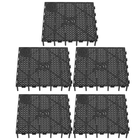 MLINS 5 Pcs Gravel Filters Net Fish Tank Bottom Filter Fish Tank Making 15x15cm Black