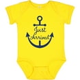 thumbnail image 3 of Inktastic Just Arrived Nautical Anchor Boys or Girls Baby Bodysuit, 3 of 5