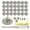Grey Grid, variant on Universal Grey Grid Headliner Repair Rivet Pin Kit with Installation Tool