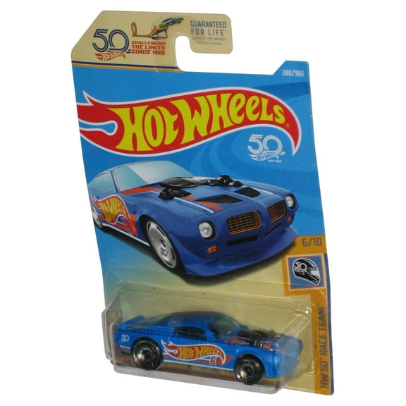 Hot Wheels HW 50 Race Team Blue '70 Pontiac Firebird Car 288/365
