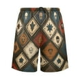 thumbnail image 2 of Men's Pajama Shorts Bottoms with Pockets Soft Lightweight Lounge Sleep Wear Skull Star Card, 2 of 5