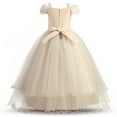 thumbnail image 4 of KAWELL Girl's Ball Dress Lace Embroidered Tulle Flower Princess Party Beauty Dress, 4 of 4