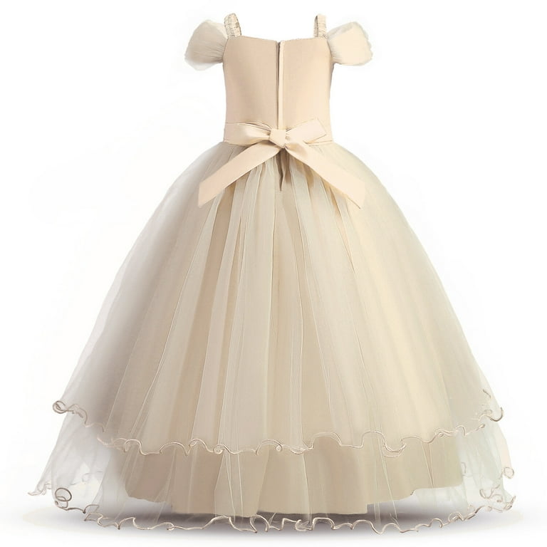 bridesmaid puffy dresses Alfred Sung Women's Off the Shoulder Puff Sleeve Satin Gown - Blue