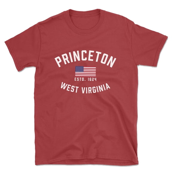 Princeton West Virginia Patriot Men's Cotton T-Shirt