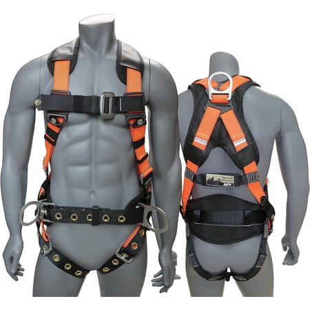 Comfortable fall protection safety harness set - / full body harness, suitable for construction work