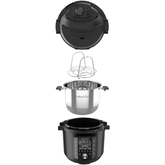 6qt Pro Electric Pressure Cooker - Black