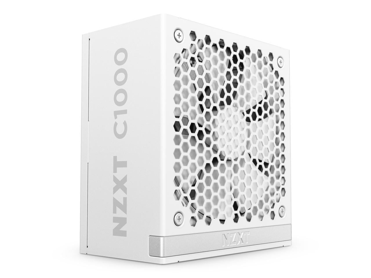 NZXT ATX 3.1 1000 Watt 80 Plus Gold Fully Modular Low-Noise Power Supply -White - PA-0G2BW-US