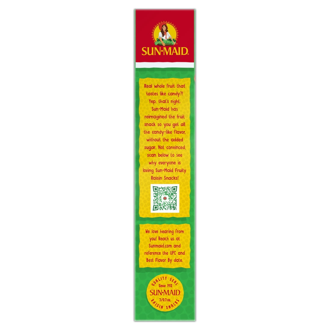 Sun-Maid® Fruity Raisin Snacks Sour Watermelon 7-Count Box/.7oz Pouches