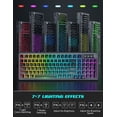 thumbnail image 2 of Teclado y ratón Trueque Gaming con iluminación RGB con cable USB, 2 of 9